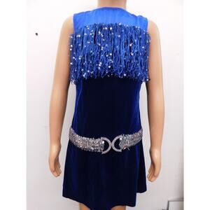 Pre-Owned Costume Dansco   Large Child Blue  Jazz